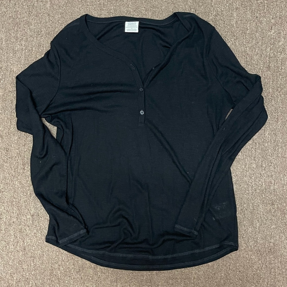 Long Sleeve Black Shirt size medium
